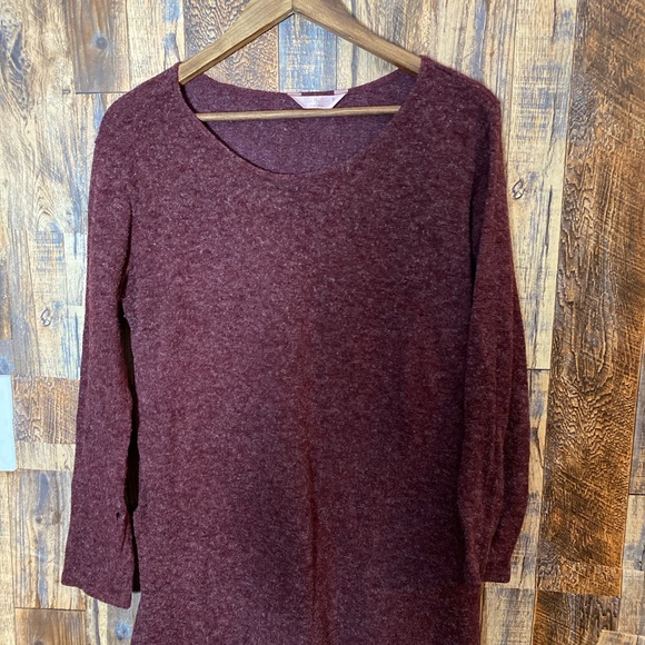 SJS women's sweater cardigan size Medium color purple - Picture 1 of 5